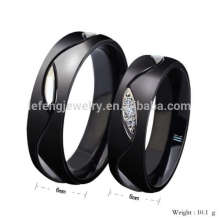Custom black diamond engagement promise rings,black diamond vintage ring jewelry